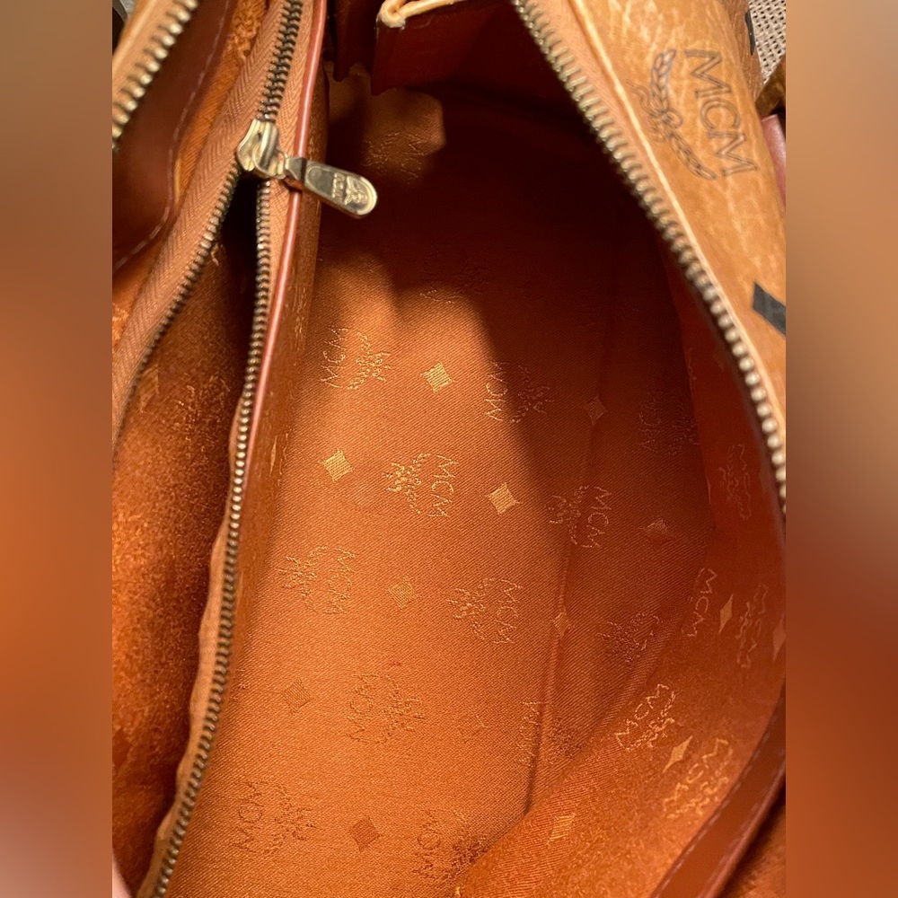 Authentic MCM cognac Boston bag - Picture 12 of 12